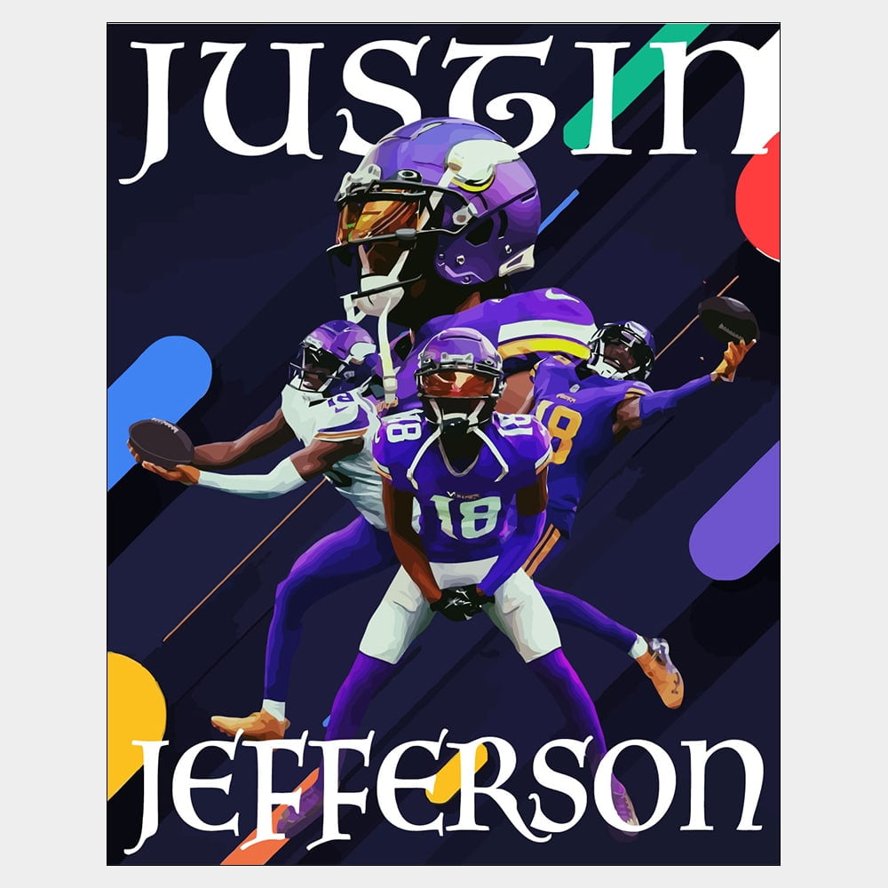Justin Jefferson - JJettas! - DIY Sports Art